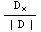 D_x/(| D |)